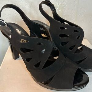 Impo Black Cutout Women's Heels